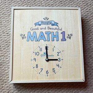 Simply Good and Beautifil Math 1 Math Box